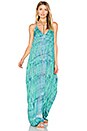 view 2 of 4 Kalapana Maxi Dress in Leo Teal Stone