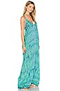 view 3 of 4 Kalapana Maxi Dress in Leo Teal Stone