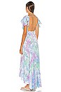 view 3 of 4 New Moon Maxi Dress in Blue Teal Violet Smoke