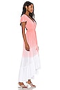 view 2 of 4 New Moon Maxi Dress in Dusty Rose & White Gradasi