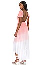 view 3 of 4 New Moon Maxi Dress in Dusty Rose & White Gradasi