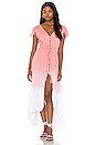 view 4 of 4 New Moon Maxi Dress in Dusty Rose & White Gradasi