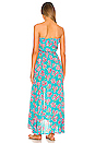 view 3 of 3 Ryden Maxi Dress in Hibiscus Bouquet Teal