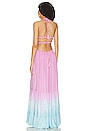 view 3 of 3 Naia Maxi Dress in Pink Violet Aqua Ombre