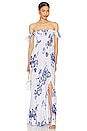 view 1 of 3 Hollie Maxi Dress in Belize Blue