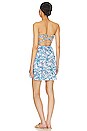 view 3 of 3 Hoku Mini Dress in Huahine Blue