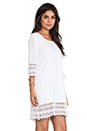 view 3 of 6 Flores Mini Dress in White
