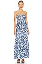 view 1 of 3 Gardenia Maxi Dress in Huahine Royal Blue