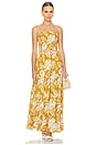 view 1 of 3 Boracay Maxi Dress in Monstera Gold