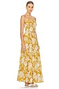 view 2 of 3 Boracay Maxi Dress in Monstera Gold