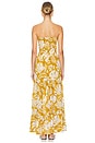view 3 of 3 Boracay Maxi Dress in Monstera Gold