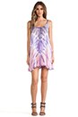 view 2 of 5 Voile Stud Mini Dress in Grey & Violet & Pink Vibe
