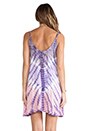 view 4 of 5 Voile Stud Mini Dress in Grey & Violet & Pink Vibe