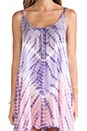 view 5 of 5 Voile Stud Mini Dress in Grey & Violet & Pink Vibe