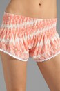view 4 of 7 Pom Pom Shorts in Coral Ikat
