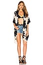 view 1 of 3 Shipwreck Kimono in Cream & Black Meteor