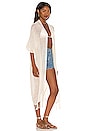 view 2 of 3 Gauze Kimono in White