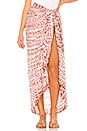 view 1 of 4 Sarong in Hail Rust & White