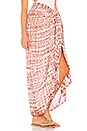 view 2 of 4 Sarong in Hail Rust & White