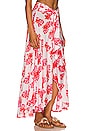 view 2 of 4 Azure Wrap Skirt in Tahitian Hibiscus Pink
