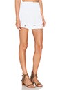 view 2 of 3 Eyelet Skirt in White