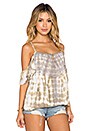 view 2 of 3 Somerset Top in Beige Tie Dye