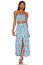view 4 of 4 Hollie Sleeveless Top in Aloha Floral Turquoise