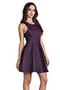 view 2 of 6 Cobra Jacquard Sleeveless Dress in Purple