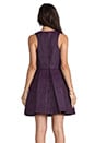 view 3 of 6 Cobra Jacquard Sleeveless Dress in Purple