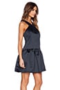 view 2 of 4 Drop Waist Dress in Navy