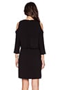 view 3 of 4 Savanna Cut Out Shoulder Dress in Black