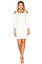 view 1 of 3 Off Shoulder Lantern Sleeve Dress in Ivory