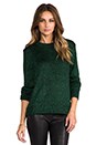 view 1 of 5 Chunky Lurex Sweater in Emerald