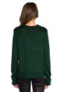 view 3 of 5 Chunky Lurex Sweater in Emerald