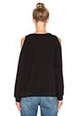 view 3 of 4 Cut Out Sweatshirt in Black