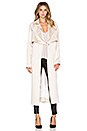 view 1 of 4 Soft Trench Coat in Sand & White Multi