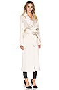 view 3 of 4 Soft Trench Coat in Sand & White Multi