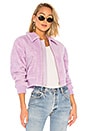 view 1 of 4 Faux Shearling Gus Cropped Jacket in Lavender