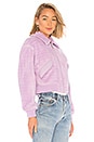 view 2 of 4 Faux Shearling Gus Cropped Jacket in Lavender