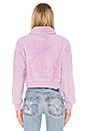 view 3 of 4 Faux Shearling Gus Cropped Jacket in Lavender