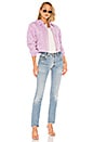 view 4 of 4 Faux Shearling Gus Cropped Jacket in Lavender
