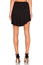 view 3 of 4 Ruffle Mini Skirt in Black