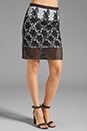 view 1 of 7 Кружевная юбка-карандаш Basia in Black