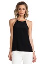view 1 of 4 Silk Halter Cami in Black