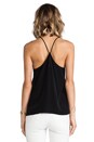 view 3 of 4 Silk Halter Cami in Black