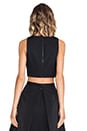view 3 of 4 УКОРОЧЕННАЯ МАЙКА KATIA FAILLE in Black