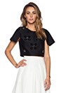 view 1 of 4 TOP MANCHES COURTES CLUSTER in Black Multi