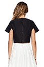 view 3 of 4 TOP MANCHES COURTES CLUSTER in Black Multi