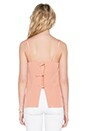 view 3 of 3 Tie Back Cami in Momo Peach