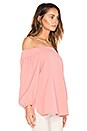 view 2 of 4 Off Shoulder Top in Pitaya Pink